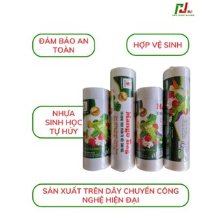 AMZO_TÚI ĐỰNG THỰC PHẨM TỰ HỦY SINH HỌC MANGO AN TOÀN, SẠCH SẼ 250GR ĐỦ SIZE (17X25/ 20X30/ 25X35)