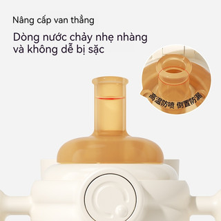 Youkebei Bình sữa PPSU, cốc học uống có nắp lật, cốc hút cho bé từ 1-3 tuổi, cốc uống nước cho trẻ em