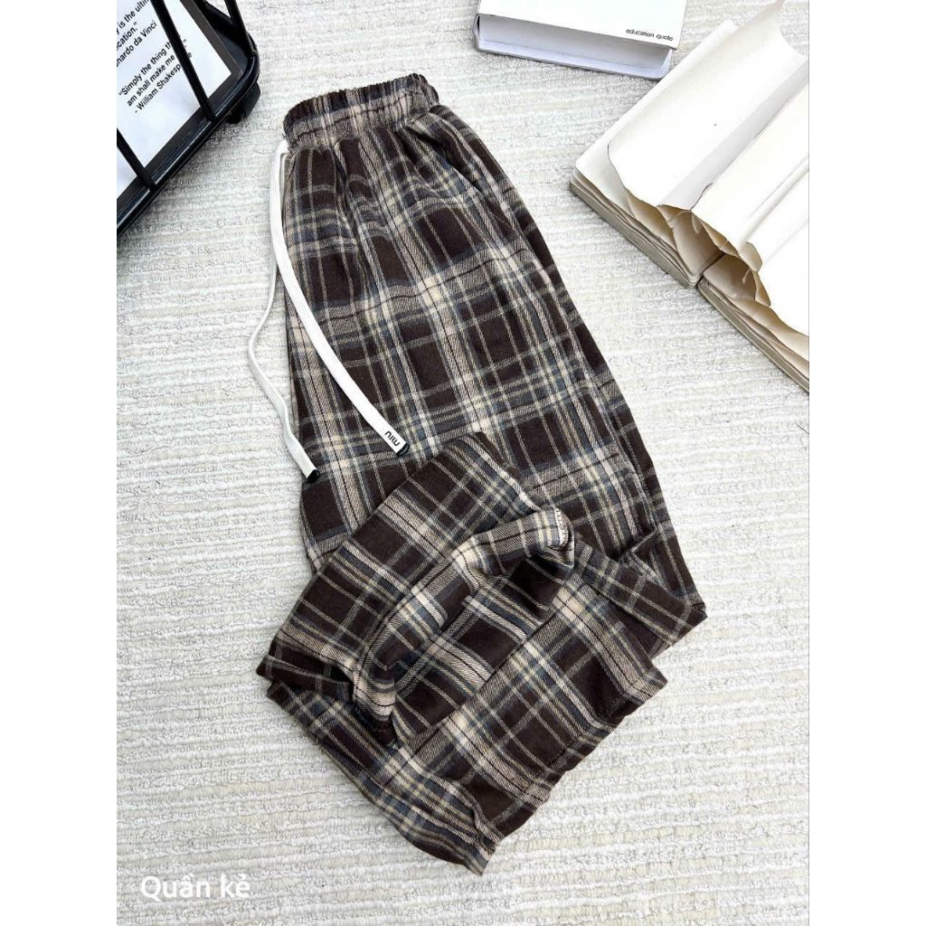 Quần 3 Sọc thể thao Nữ ống suông dáng dài-chang3158