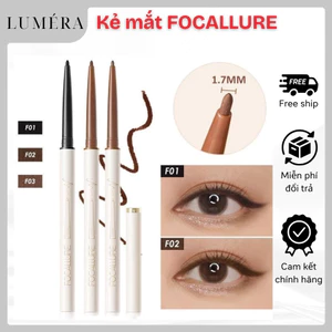Chì Kẻ Mắt FOCALLURE FA243 Siêu Mảnh 1.7mm Dạng Gel Đầu Mỏng Chống Thấm Nước Dễ Sử Dụng Lâu Trôi 1g