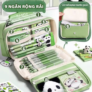 Túi Đựng Văn Phòng Phẩm- Túi Vải Dễ Thương - Thiết kế Đơn Giản ,Dung Tích Lớn, Phù Hợp Mang Đi Học