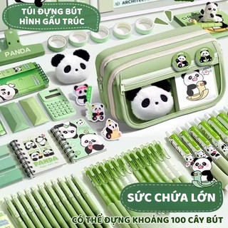 Túi Đựng Văn Phòng Phẩm- Túi Vải Dễ Thương - Thiết kế Đơn Giản ,Dung Tích Lớn, Phù Hợp Mang Đi Học