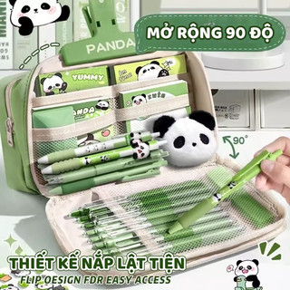 Túi Đựng Văn Phòng Phẩm- Túi Vải Dễ Thương - Thiết kế Đơn Giản ,Dung Tích Lớn, Phù Hợp Mang Đi Học