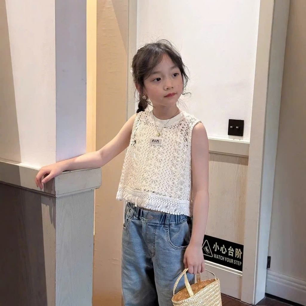 Áo ren mẹ và bé gái , chất liệu cao cấp mềm nhẹ , không gây kích ứng phù hợp mọi dáng người , dễ mix đồ