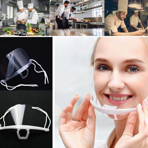 5/10 Cái Mặt Nạ Đầu Bếp Chống Giọt Bắn, Chống Mờ - Mặt Nạ Trong Suốt Chuyên Dụng Cho Dịch Vụ Ăn Uống/Nhà Hàng