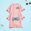 Áo Thun Cộc Tay Trẻ Em – In 2 Mặt Hình Nơ 3 Màu Xanh Vàng Đỏ Dễ Thương, Chất Vải Cotton Mềm Mịn Co Giãn, Mát Mẻ Cho Bé M