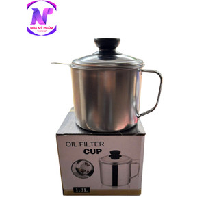 Ca lọc dầu ăn inox 304 ca 1.3L
