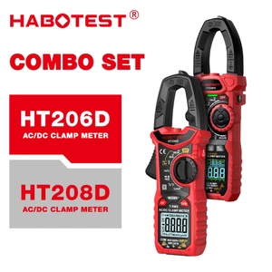 HABOTEST HT208 HT206 Đồng hồ vạn năng kỹ thuật số 1000V/1000A AC/DC NCV True-RMS dùng đo dòng điện điện áp