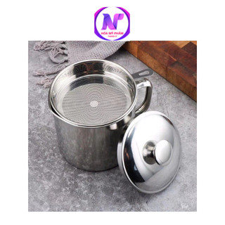 Ca lọc dầu ăn inox 304 ca 1.3L