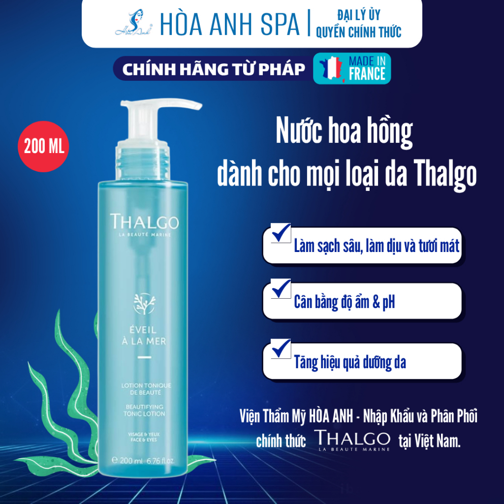 Nước Hoa Hồng Dành Cho Mọi Làn Da Thalgo Beautifying Tonic Lotion 200ml
