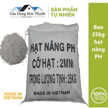 Bao 25kg Hạt nâng PH nước. lọc nước giếng khoan, lọc thô.