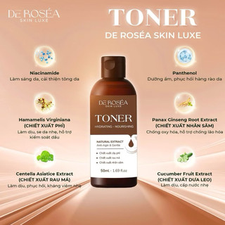 TONER DEROSEA SKIN LUXE