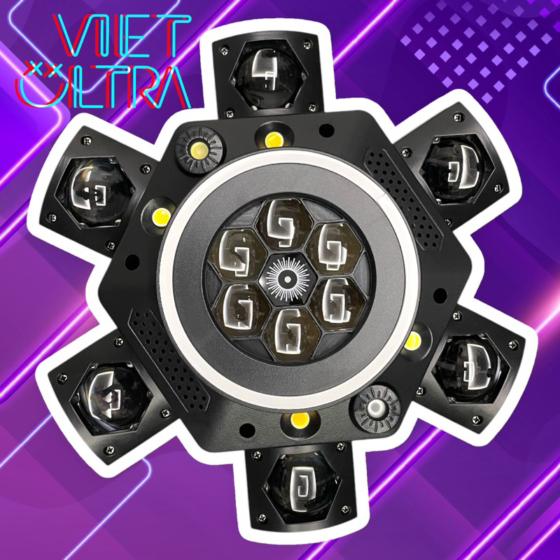 Đèn Moving 6 Cánh Viền Led VIET ULTRA | Shopee Việt Nam