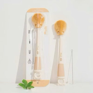 Cọ Rửa Bình Sữa Silicone Molli 4 Chi Tiết - Bộ Cọ Vệ Sinh Bình Sữa
