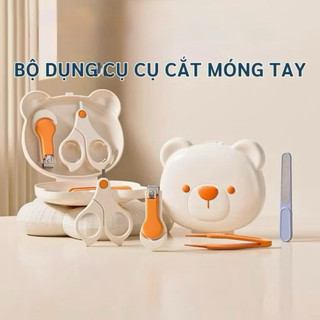 Bộ dụng cụ cắt móng tay hình gấu đáng yêu
