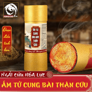[NGẢI CỨU HỎA LỰC] Ấm tử cung bài thận cứu BỘI LAN ĐƯỜNG giúp bài hàn tử cung, giảm đau bụng kinh cho chị em ống 20x7cm