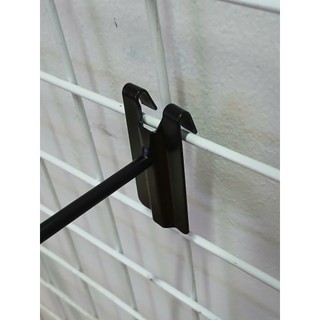 Móc Cài Lưới, Móc Treo Kệ Siêu Thị Tạp Hóa Móc Đơn Treo Phụ Kiện Bằng Sắt Sơn Tĩnh Điện Dày 5mm Loại 15cm,20cm