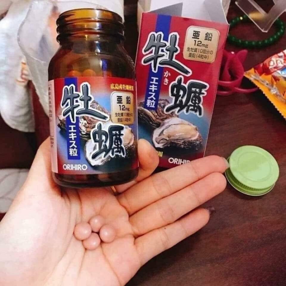 Viên uống Hàu tươi Orihiro 120 viên Nội địa Nhật Bản chính hãng, giúp tăng cường sinh lý nam Date xa