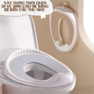 {KAIDOKIDS} Bệ ngồi toilet cho bé, bệ thu nhỏ bồn cầu cho bé tập đi vệ sinh mã Basic chống trượt