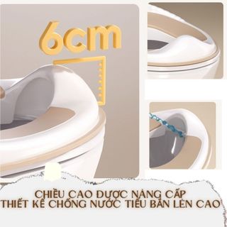 {KAIDOKIDS} Bệ ngồi toilet cho bé, bệ thu nhỏ bồn cầu cho bé tập đi vệ sinh mã Basic chống trượt