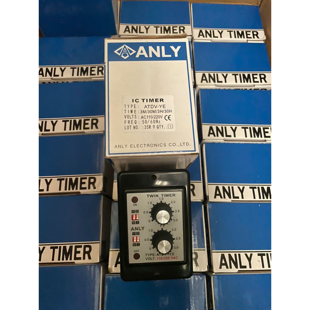 Rơle thời gian (Timer) Đôi Anly ATDV-YE, relay thời gian luân phiên ...