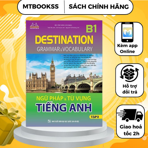 Sách - DESTINATION B1 - Ngữ Pháp Và Từ Vựng Tiếng Anh Tập 2