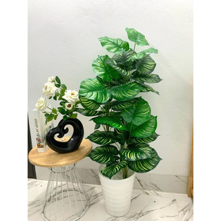 cây trầu bà nhân tạo cao 1m2. cây giả trang trí nhà cửa và nơi làm việc