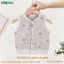 Áo Gile Cotton Hoạ Tiết Cài Giữa Dokma Cho Bé DA2471