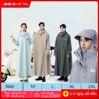 Áo Mưa Trùm Kín Thời Trang Vải Oxford Cao Cấp Chống Thấm Nước, Bền Đẹp, Dày Dặn, Tiện Lợi Mẫu Mới 2025 SEAMETAL