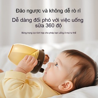 Youkebei Cốc uống nước cho trẻ trên 6 tháng tuổi, cốc uống nước cho trẻ 1-2-3 tuổi, cốc uống nước có ống hút