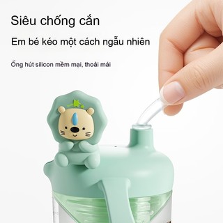 Youkebei Cốc uống nước cho trẻ trên 6 tháng tuổi, cốc uống nước cho trẻ 1-2-3 tuổi, cốc uống nước có ống hút