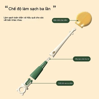 Youkebei Cọ Bình Silicon Đa Năng Làm Sạch Bình Sữa 4 Trong 1 Bằng Silicon Cao Cấp Phù hợp với tất cả các loại bình sữa