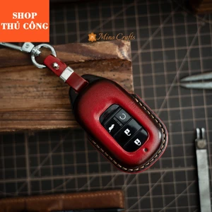 Mino Crafts - Bao chìa khóa Honda City Civic Accord thủ công cao cấp - Da Bò Nhập Khẩu