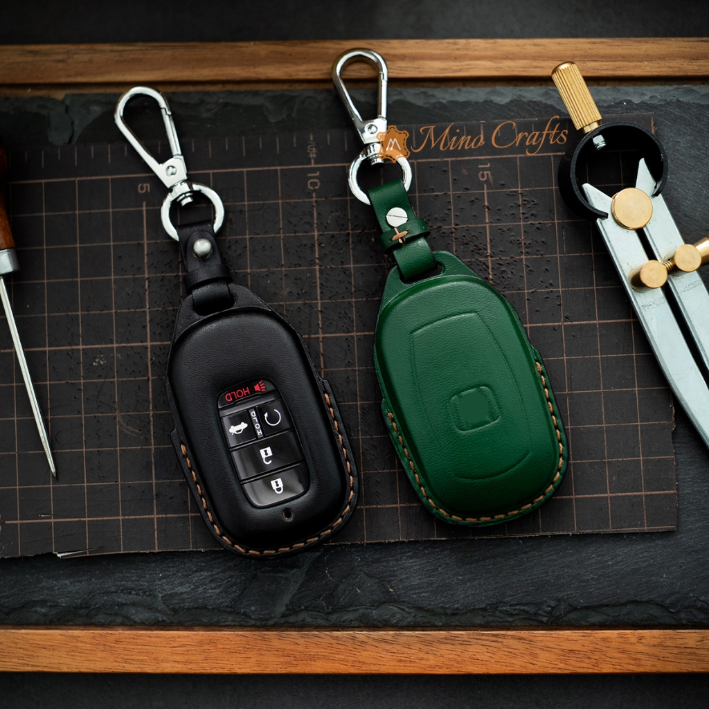 Mino Crafts - Bao chìa khóa Honda City  Civic Accord thủ công cao cấp - Da Bò Nhập Khẩu