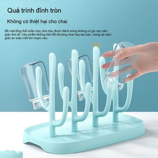 Youkebei Giá đỡ bình sữa cho bé, giá phơi, hộp lưu trữ, giá đỡ bình sữa có thể tháo rời, kẹp bình sữa