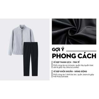 [T7_ĐỒNG GIÁ 469K] Áo Khoác Gió Nam 8AG2T040 Biluxury Chất Vải DTY Cao Cấp Chống Nhăn, Chống Gió Giữ Ấm Cơ Thể