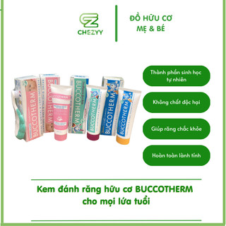 Kem đánh răng hữu cơ BUCCOTHERM cho mọi lứa tuổi