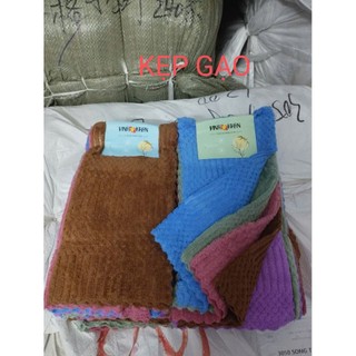 Combo 20 khăn lau đa năng 30x30 cm, khăn lông cừu mềm mịn, tặng thêm 1 khăn