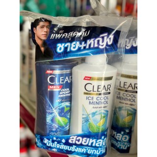 Dầu gội Clear Bạc Hà Và Clear Men Thái Lan mát lạnh sạch gàu 370ml - CÔ THƯ MARKET