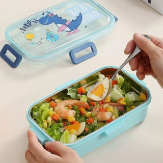 Hộp cho bé inox 304 đựng cơm giữ nhiệt Chubby Chef Hộp cơm văn phòng dùng được trong lò vi sóng TẶNG đũa muỗng
