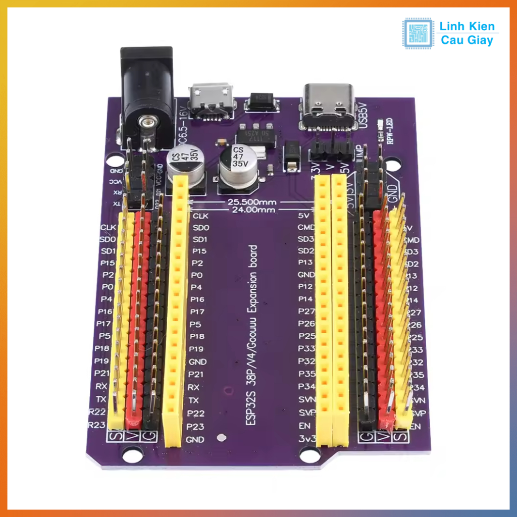Đế ra chân MCU ESP32 38P Expansion Board V2 | Shopee Việt Nam