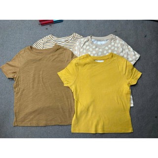 (Xả kho) Áo phông cộc tay cho bé cổ tròn 100% cotton thấm hút mồ hôi hàng của OLD NAVY