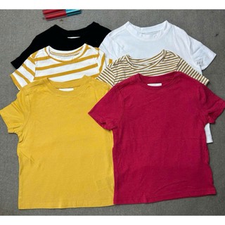 (Xả kho) Áo phông cộc tay cho bé cổ tròn 100% cotton thấm hút mồ hôi hàng của OLD NAVY