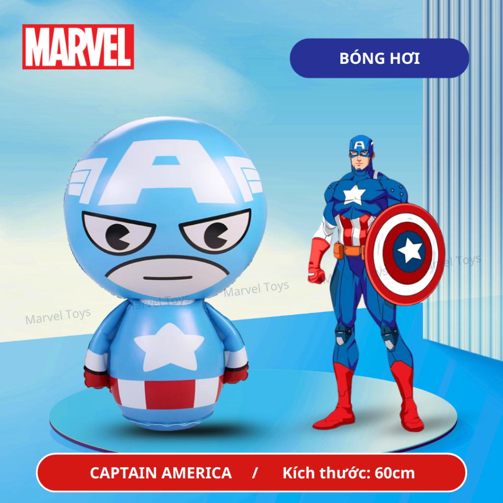 Đồ Chơi Lật Đật Marvel Avengers Mesuca Chính Hãng Mô Hình Bơm Hơi Spider-Man Cho Bé