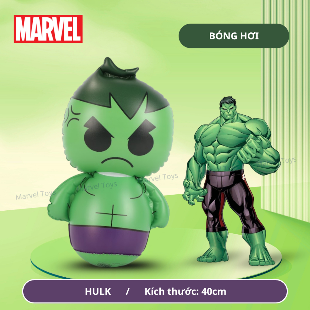 Đồ Chơi Lật Đật Marvel Avengers Mesuca Chính Hãng Mô Hình Bơm Hơi Spider-Man Cho Bé