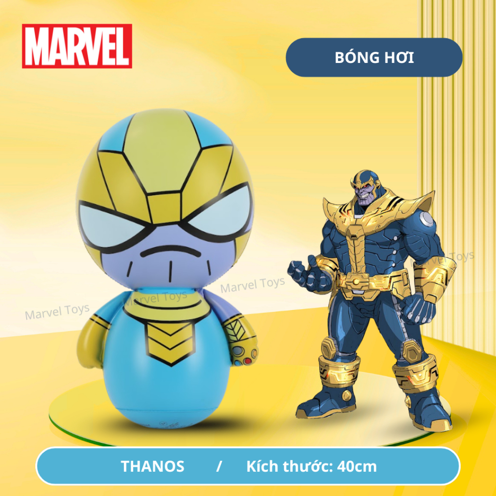 Đồ Chơi Lật Đật Marvel Avengers Mesuca Chính Hãng Mô Hình Bơm Hơi Spider-Man Cho Bé