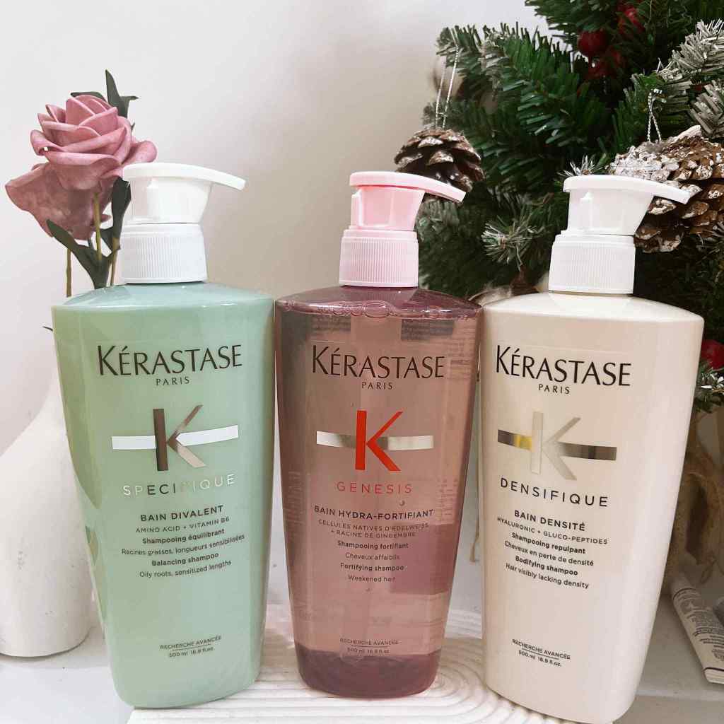 (chiết 100ml) Dầu gội Kerastase các loại xanh, hồng, trắng