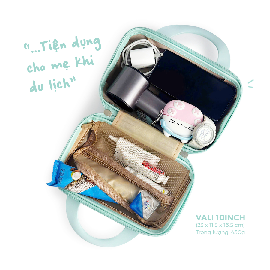 Vali Mini 10 Inch Màu Xanh CC CCSC10/BLUE | Shopee Việt Nam