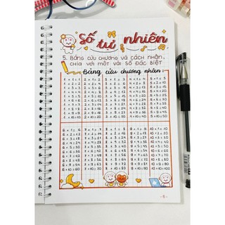 Sổ Tay Sketchnote Toán 2-3 - Tổng Hợp Kiến Thức Toán Lớp 2 và Lớp 3 Dễ Hiểu, Ôn Tập Hiệu Quả