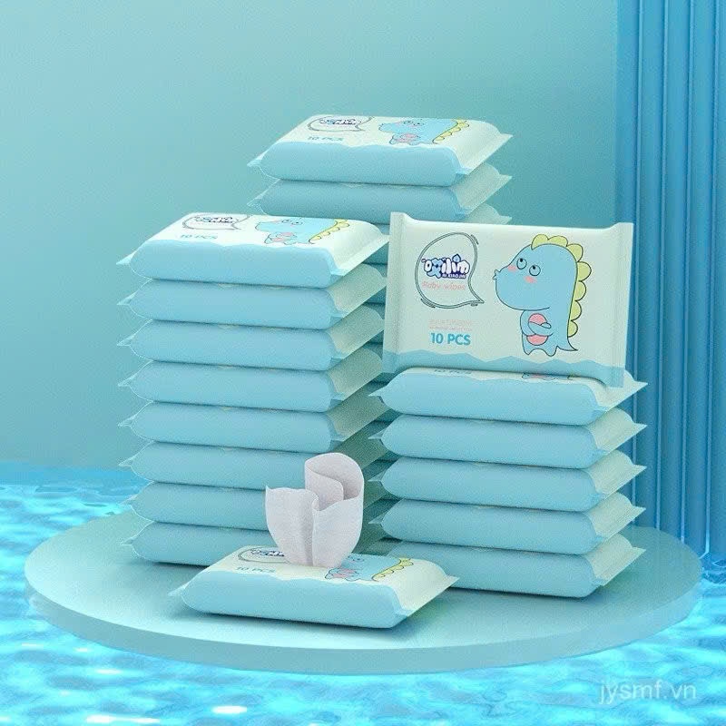 (SET 2) Gói Khăn Ướt Mini Bỏ Túi Tiện Dụng, Khăn Giấy Ướt  An Toàn Cho Bé